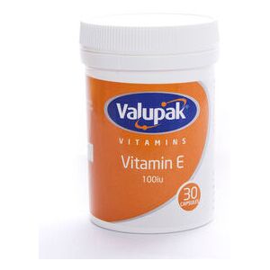 Valupack Vitamin E - 30 Tablets