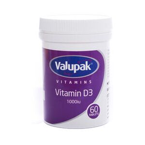 Valupack Vitamin D3 - 60 Tablets