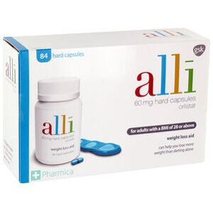 Alli (Orlistat) Weight Loss Capsules - 84 x 60mg