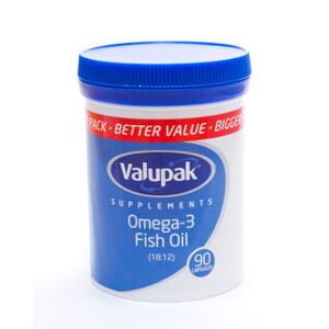 Valupack Omega 3 Fish Oil - 90 Tablets