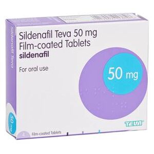 Teva Sildenafil 50mg - 4 Tablets