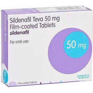 Teva Sildenafil 50mg - 16 Tablets