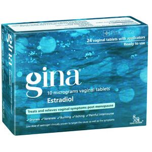 Gina 10mcg Vaginal Tablets - 24 Tablets