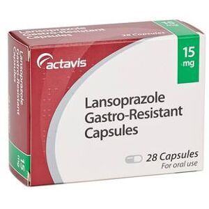 Actavis Lansoprazole 15mg - 28 Capsules