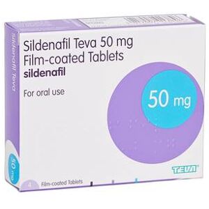 Teva Sildenafil 50mg - 4 Tablets