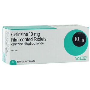 Cetirizine 10mg Allergy Tablets - 1 Month Supply