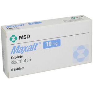 MSD Maxalt 10mg Migraine Relief - 3 Tablets