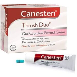 Care+ Canesten Thrush Duo Oral Capsule and External Cream