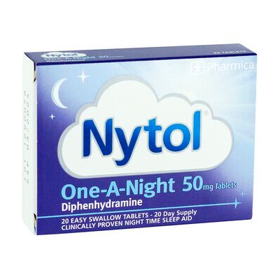 Nytol Model 50mg - Sleep Aid Tablets Nytol Model 50mg - Sleep Aid Tablets