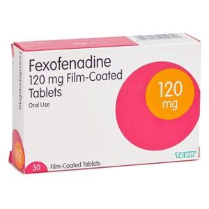 Fexofenadine 120mg Allergy Tablets - 3 Month Supply