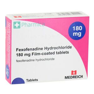 Fexofenadine 180mg Allergy Tablets - 3 Month Supply