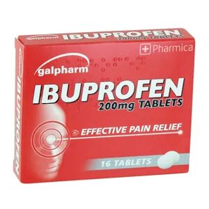 Ibuprofen 200mg - 16 Tablets