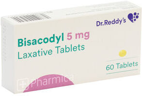 Bisacodyl - Tablets for Constipation - 60 Tablets