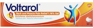 Voltarol Back And Muscle Relief Gel 30g Voltarol Back And Muscle Relief Gel 30g