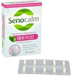 Senocalm IBS Relief and Prevention (Simethicone) 125mg - 20 Capsules Senocalm IBS Relief and Prevention (Simethicone) 125mg - 20 Capsules