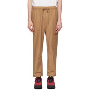 Nike Jordan Tan Drawstring Cargo Pants  - LEGEND DK BROWN - Size: Extra Small - male