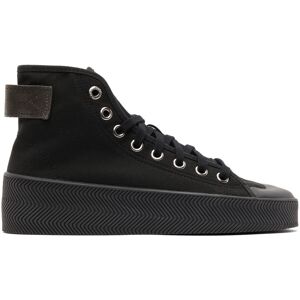 adidas Originals Black Parley Edition Nizza Hi Sneakers  - CORE BLACK/CORE BLAC - Size: 7