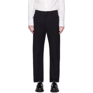 rag & bone Black Slim Trousers  - BLACK - Size: WAIST US 32 - male