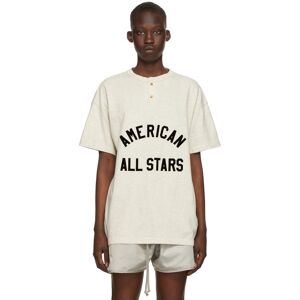 Fear of God Off-White 'All Star' Henley  - 101 Cream Heather - Size: Extra Small