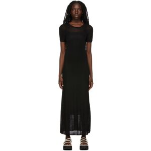 Staud Black Gem Mid-Length Dress  - Black - Size: Extra Small