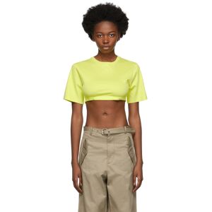 Lee Dion Lee Green Jersey Bra T-Shirt  - Lime - Size: Extra Small