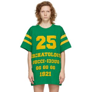 Gucci Green 'Eschatology' T-Shirt  - 3316 GREEN CROP - Size: Extra Small
