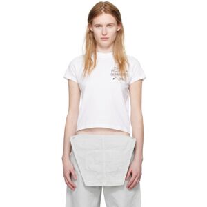 Carhartt Work In Progress White 'Delicacy' T-Shirt  - White / Black - Size: Extra Small - female