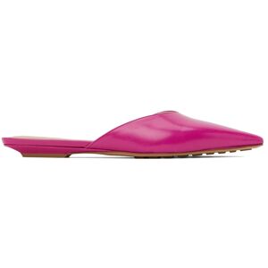 Bottega Veneta Pink Point Slippers  - 5148 Hollyhock - Size: 37