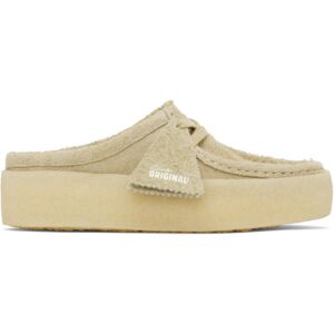 Clarks Originals Beige Wallabee Cup Lo Loafers  - Maple Hairy SDE - Size: US 6 - female