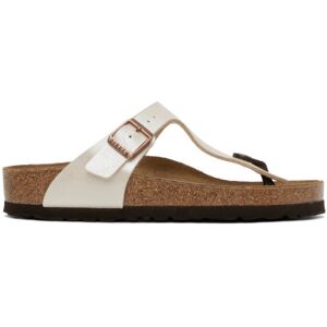 Birkenstock Off-White Regular Gizeh Sandals  - Pearl White - Size: IT 40 - female