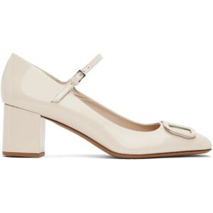 Valentino Garavani Off-White VLogo Signature Heels  - I16 Light Ivory - Size: IT 39 - female