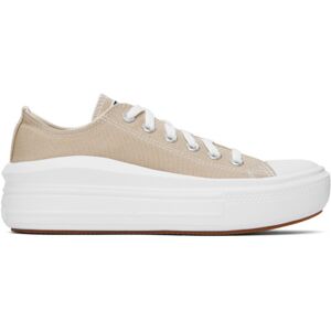 Converse Beige Chuck Taylor All Star Move Sneakers  - Nutty Granola/White/ - Size: US 6 - female