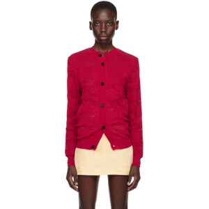 Ernest W. Baker Red Rose Cardigan  - Red - Size: Extra Small - female