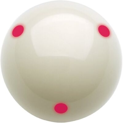 Super Aramith Pro Cup 1 7/8" 47.6mm Cue Ball - 6 Red Dots Super Aramith Pro Cup 1 7/8" 47.6mm Cue Ball - 6 Red Dots