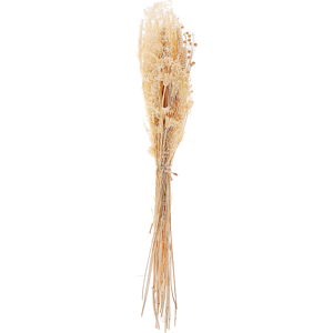 Beliani Dried Flower Bouquet Natural Dried Flowers 65 cm Wrapped in Brown Paper Natural Table Decoration Material:Dried Flowers Size:6x65x9