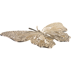 Beliani Home Decoration Gold Aluminum Butterfly Shaped Table Decor Figurine Modern Industrial Design Material:Aluminium Size:24x6x40