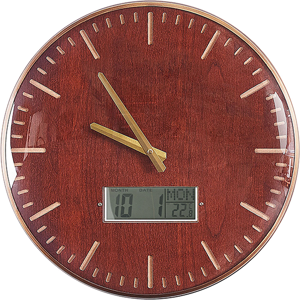 Beliani Wall Clock Multicolour Distressed Iron Frame Fan Design Round 60 cm Material:MDF Size:6x43x43