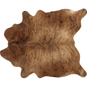 Beliani Cowhide Rug Light Brown Cow Hide Skin 2-3 m² Country Rustic Style Throw Brazilian Cow Hide Material:Cowhide Leather Size:xx