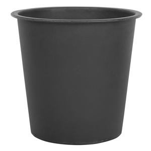 Beliani Plant Pot Insert Black Synthetic Indoor Outdoor Flower Pot Accessory Material:Synthetic Material Size:26x24x26