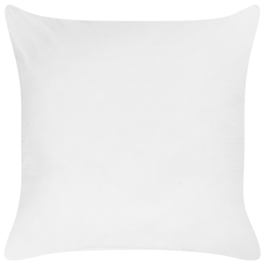Beliani Bed Pillow White Lyocell Japara Cotton Rectangular 80 x 80 cm Polyester Filling High Profile Sleeping Cushion Bedroom Material:Lyocell Size:80x9x80