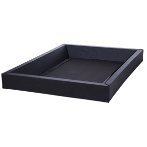 Beliani Waterbed Safety Liner Black Foam King Size 140 x 200 cm Material:Foam Size:x20x140