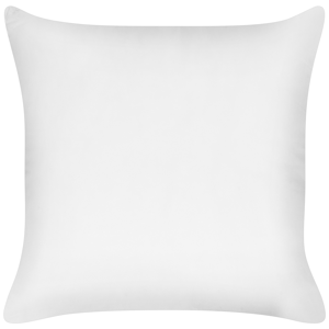 Beliani Bed Pillow White Lyocell Japara Cotton Rectangular 80 x 80 cm Polyester Filling Low Profile Sleeping Cushion Bedroom Material:Lyocell Size:80x10x80