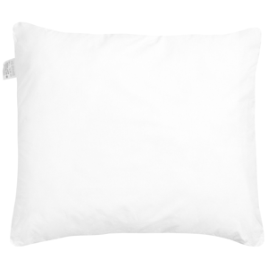 Beliani Bed Pillow White Microfibre Cover Polyester Filling 80 x 80 cm High Profile Soft Material:Microfibre Size:80x5x80