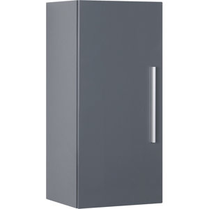 Beliani Bathroom Cabinet Grey 88 x 40 x 35 cm Modern Material:MDF Size:35x88x40