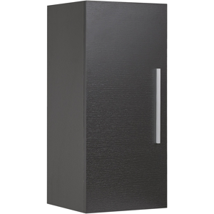 Beliani Bathroom Cabinet Black 88 x 40 x 35 cm Modern Material:MDF Size:35x88x40