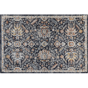 Beliani Area Rug Blue and Beige 200 x 300 cm Oriental Distressed Living Room Bedroom Material:Polypropylene Size:xx200