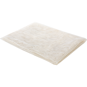 Beliani Anti Slip Rug Mat Underlay Gripper White 130 x 190 cm Cuttable Material:PVC Size:xx130