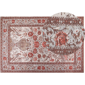 Beliani Area Rug Multicolour Cotton Polyester 200 x 300 cm Floral Pattern Traditional Vintage Home Decor Material:Cotton Size:xx200