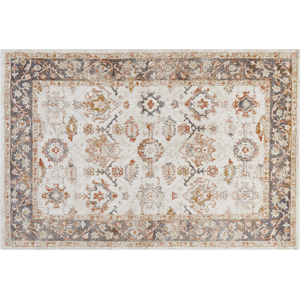 Beliani Area Rug Beige 200 x 300 cm Oriental Distressed Living Room Bedroom Material:Polypropylene Size:xx200