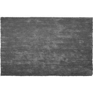 Beliani Shaggy Area Rug Dark Grey 200 x 300 cm Modern High-Pile Machine-Tufted Rectangular Carpet Material:Polyester Size:xx200